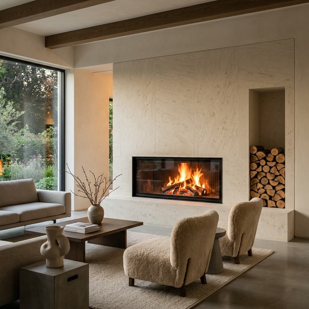 Helix Wood Fireplace